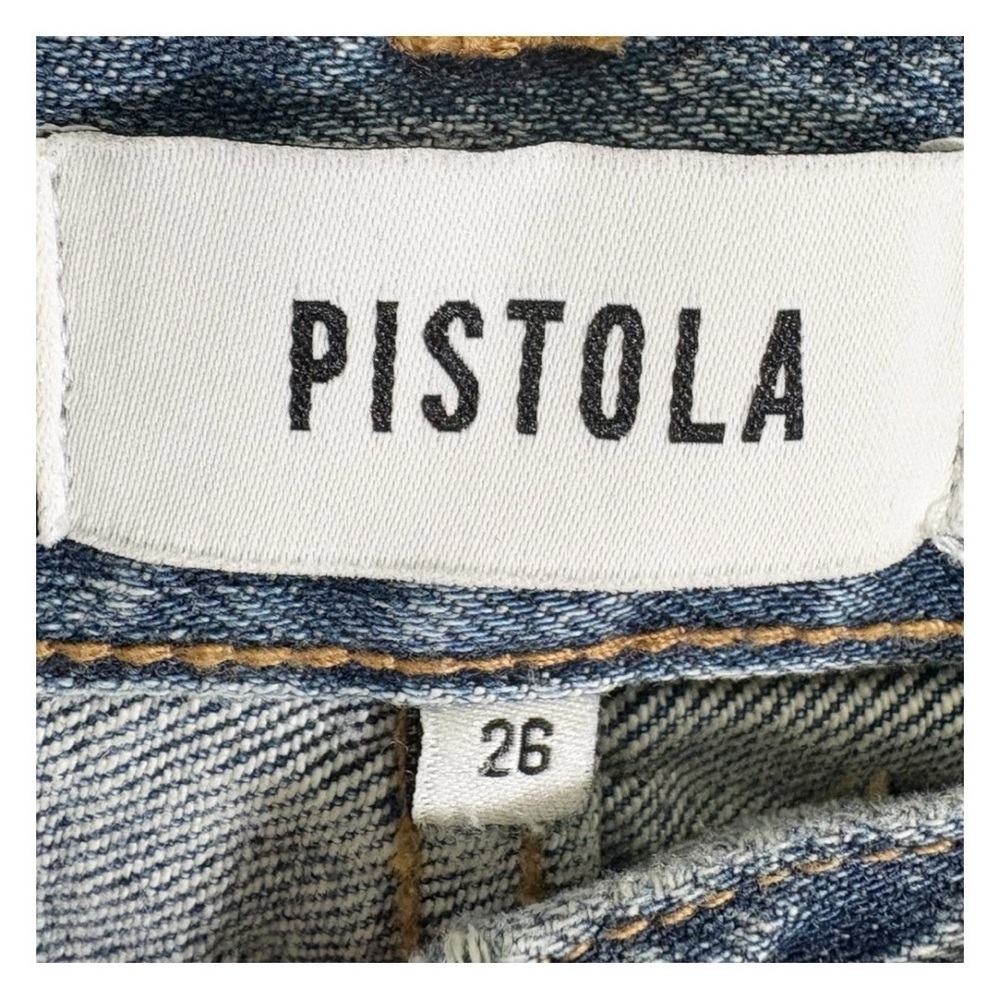 PISTOLA Stevie High Waist Wide Leg Relaxed Flare Jeans Size 26 Tilbury - Picture 8 of 9